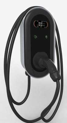 7kW AC EV充電ステーションDC6mAの単一フェーズ4.3インチ スクリーン表示