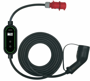 11kW 16A 400V赤いCEEのプラグとの移動式携帯用EVの充電器のタイプ2