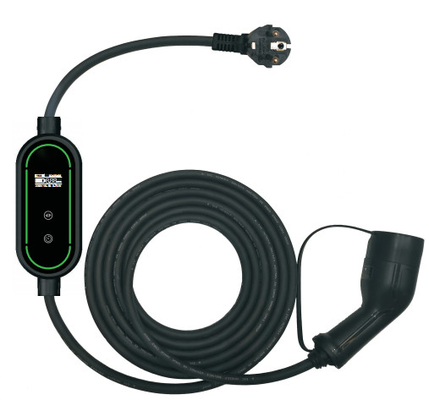 温度検出器Schukoを持つ携帯用電気自動車の充電器3.6kW 16A 250V移動式EVの充電器はEN62752セリウムを差し込む