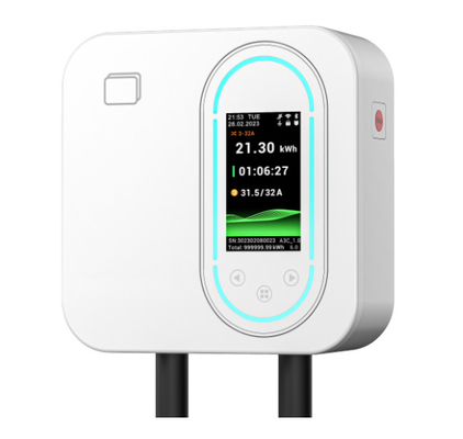 22kW 3相高速充電 スマートホーム ウォールボックス CE認証 壁掛け EV 充電器 IP65 防水 サポート RFID/WiFi/ブルーetooth 接続 白と黒で利用可能