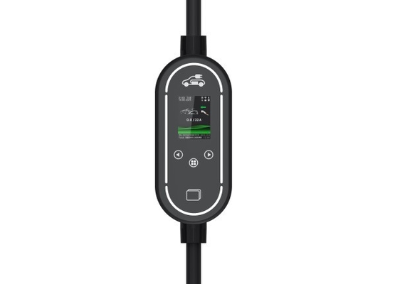 購入 新しいポータブルEV充電器 2.4インチスクリーンAPP ブルートゥースWIFI RFIDカード インテリジェントカー充電器 オンライン製造