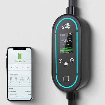 買う 7.36kW 32A ポータブルEV充電器 (Type B RCD および LCD ディスプレイ付き) オンライン製造