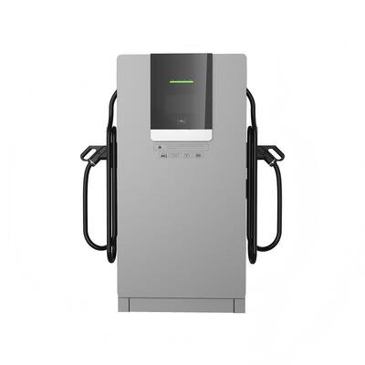 購入 商用充電ステーション用のダブルCCS2コネクタ付き60kWDC高速電動車充電器 オンライン製造