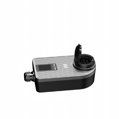 買う IP66 ハードワイヤード ウォールボックス EV 充電器 7.4kW タイプ 2 壁に取り付けられた屋外充電ステーション オンライン製造