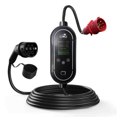 買う 3相 400V 11kW ポータブルEV車充電器 IP67保護 CE認証付き オンライン製造