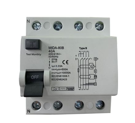 購入 4ポーランド人RCDの遮断器415V 63A 3段階の遮断器 オンライン製造