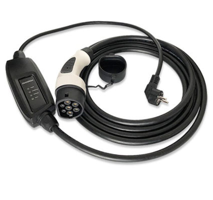 SchukoのプラグDuosidaとのIEC 62196のタイプ2の携帯用充電器16A 250V 3.6kW