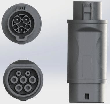220V 32A EVタイプ1 EVのアダプターへの充満ケーブルのアダプターのタイプ2