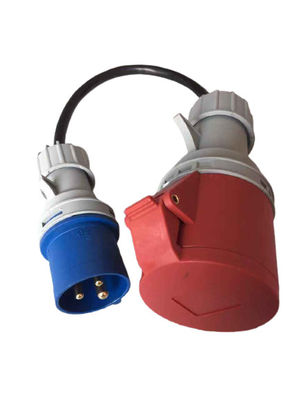 青いCEEへの赤いCEEのための32A 250V 5 Pinから3 PinのアダプターIEC 60309のプラグ・アダプタ