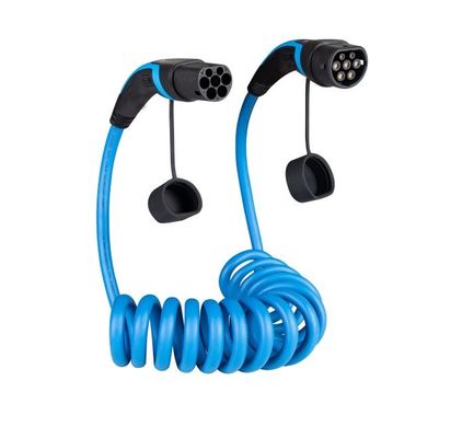 よい価格 タイプ2 EVの充満ケーブルへの1段階の電気自動車ケーブル16Aの螺線形のタイプ2 オンライン